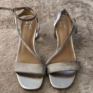 Mix No. 6 Metallic Strappy Sandals